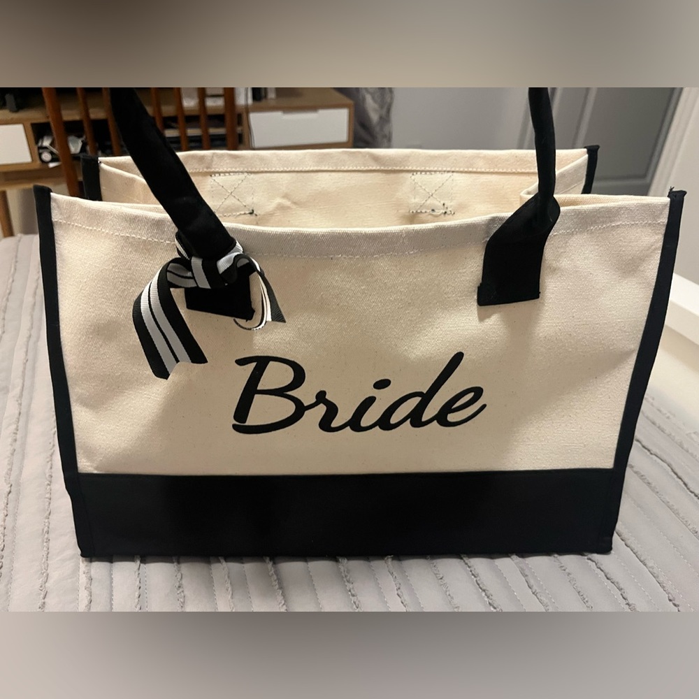 Bride canvas bag, used once